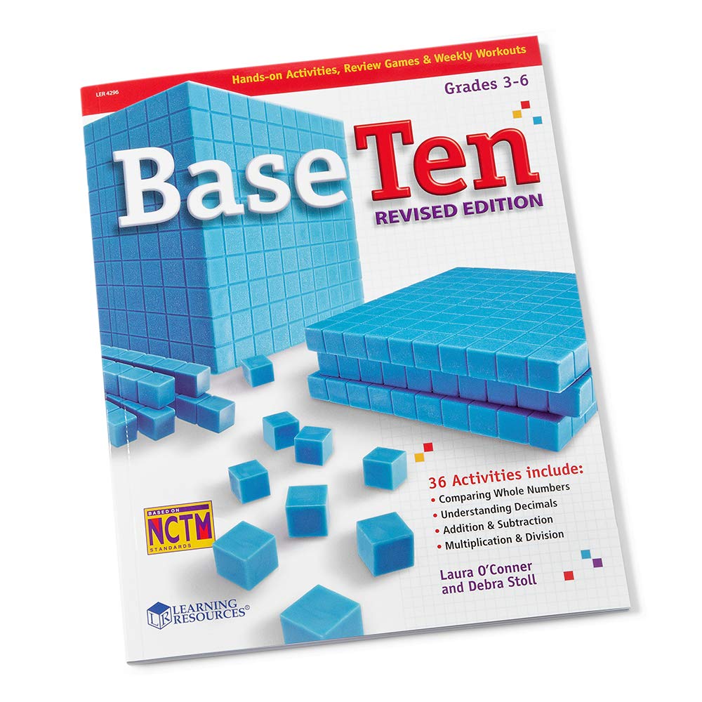 Green Foam Base Ten Blocks Complete Set, Place Value Blocks, Counting Cubes, Base 10 Math Manipulatives, Teacher Supplies for Math Classroom, Montessori Math Materials (Set of 644)