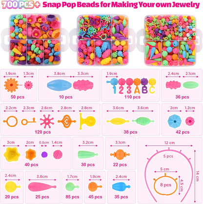 Pop Beads and Product Image 6mm Glass Beads for Bracelets