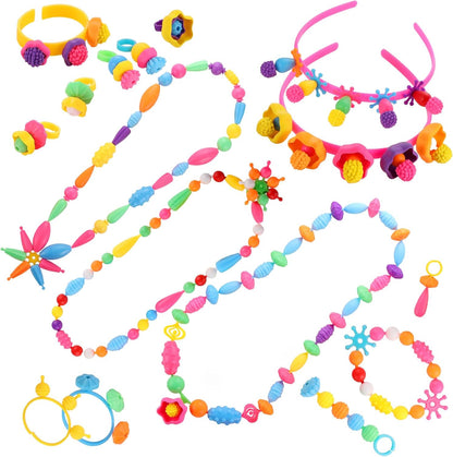 Pop Beads and Product Image 6mm Glass Beads for Bracelets