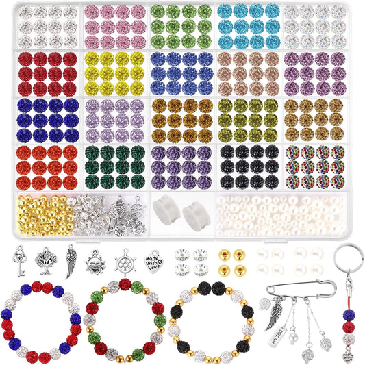 Pop Beads and Rhinestone Beads for Jewelry Making