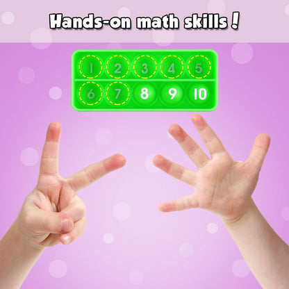 Regrouping Base Ten Place Value,Ten-Frame Counting Toys,Addition and Subtraction Math Manipulatives,Magnetic Dry Erase Board for Student Classroom Must Haves,Math Games for Kids Homeschool