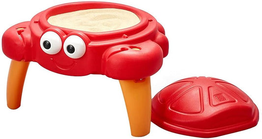 Crabbie Sand Table, Kids Sand Activity Sensory Table, 4 Piece Accessory Kit, Toddler Summer Outdoor Toys, Ages 1.5 - 6 Years Old