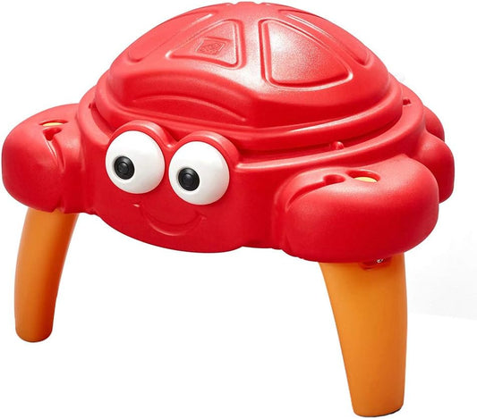 Crabbie Sand Table, Kids Sand Activity Sensory Table, 4 Piece Accessory Kit, Toddler Summer Outdoor Toys, Ages 1.5 - 6 Years Old