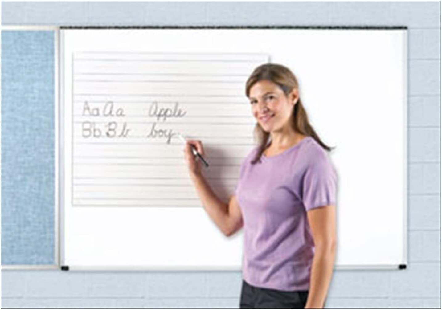 Magnetic Handwriting Paper - Magnetic Whiteboard Paper, Dry Erase Board with Lines, Lined Whiteboards for Classroom, Magnet Writing Board, Handwriting Whiteboard, Teacher Must Haves
