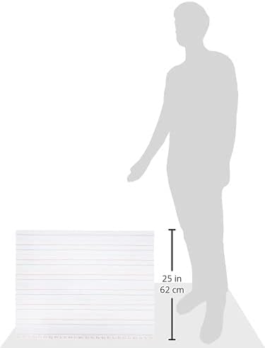 Magnetic Handwriting Paper - Magnetic Whiteboard Paper, Dry Erase Board with Lines, Lined Whiteboards for Classroom, Magnet Writing Board, Handwriting Whiteboard, Teacher Must Haves